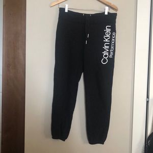 Calvin Klein Black Drawstring Joggers